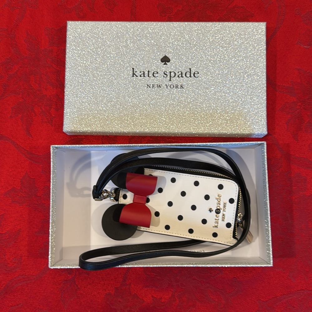 Kate Spade Disney X Kate Spade New York Other Minnie Mouse Lanyard White Multi - Picture 7 of 11